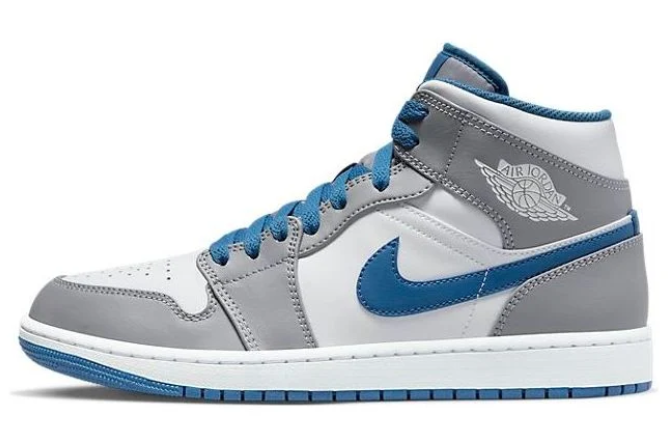 Air Jordan 1 Mid 'Cement Grey True Blue' (DQ8426-014)