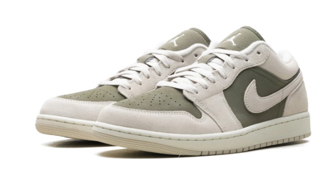 Air Jordan 1 Low SE 'Medium Olive/Sail' (HV4089-201)